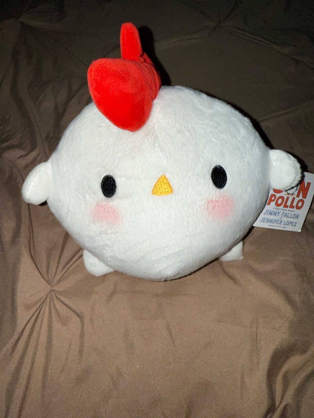 Chicken plush con pollo